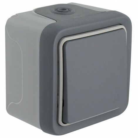 Les poussoirs  saillie simple gris