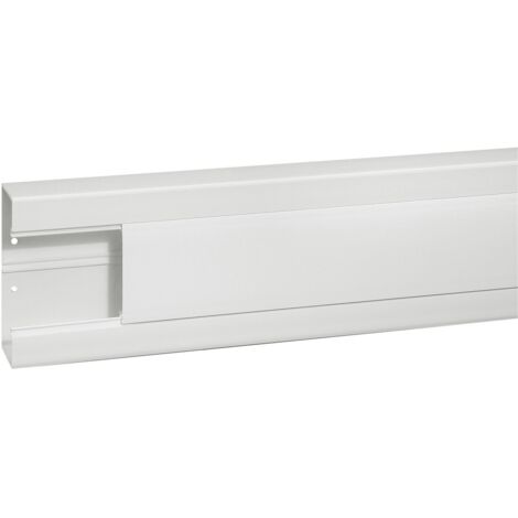 Legrand – Goulotte de distribution 130 x 50 mm – Longueur 2 mètres – Matériaux résistants – Fixation par colle ou vis – Compatible intérieur/extérieur