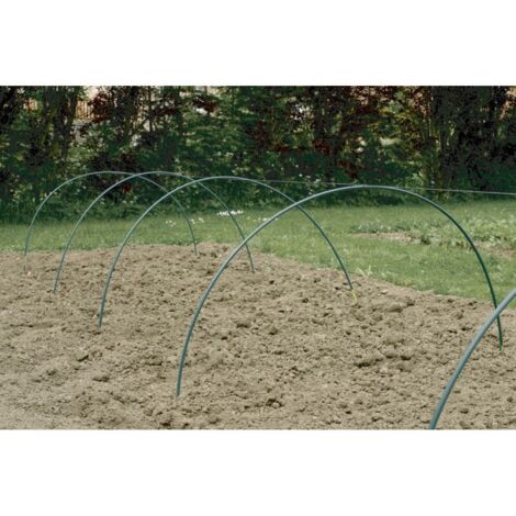 Nortene – Arceau en PVC 250 x 1,2 x 1,2 cm – Traitement anti-UV – Couleur verte – Accessoire pour serre