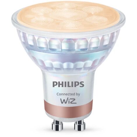 Ampoule Led Gu10 4.7w 2.700k-6.500k 345lm Wifi Philips Wiz. (1/2)