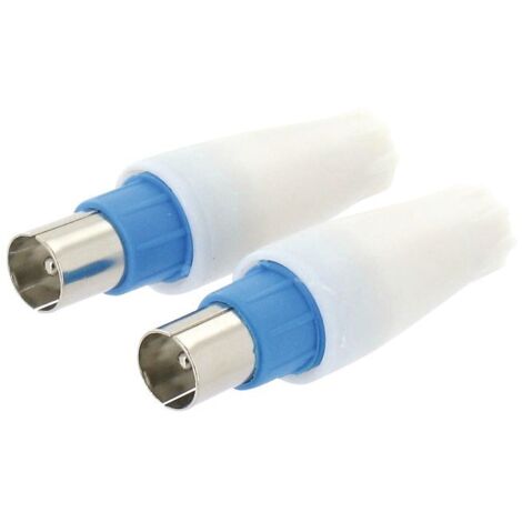Fiche Coaxiale Droit M/m Dhome Connectivité Coaxiale Mâle/mâle Fiable - Dhome