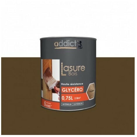 Lasure glycéro 0.75 litre chene rustique - ADDICT