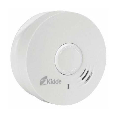 Kidde – Détecteur de fumée optique 10 ans – Alarme 85 dB – Installation facile au plafond – Fonction Hush® et anti-vandalisme