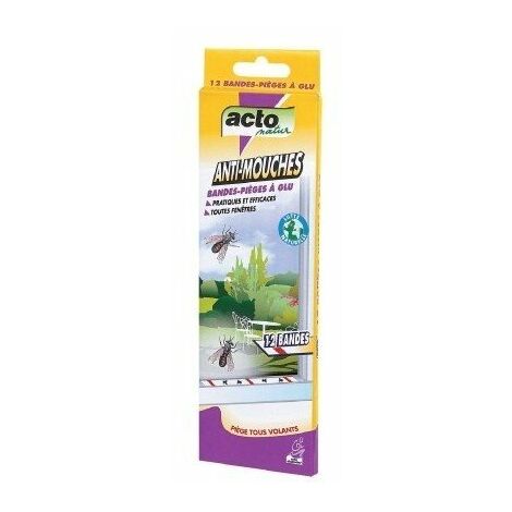 Bande Anti-mouches Collante Piège Collant Efficace Contre Les Mouches - Acto (1/2)