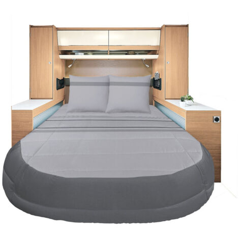 INCASA Prêt à dormir All seasons Lyocell et Percale Adagio 80/90 x 200 cm (1/3)