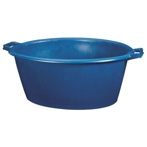 Baquet ovale rural ou industriel  45 l 62 x 50 x 26