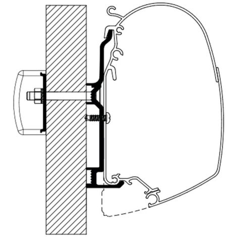 Adaptateur De Stores Burstner Standard Après 2017 (4 Pièces) - Thule (1/2)