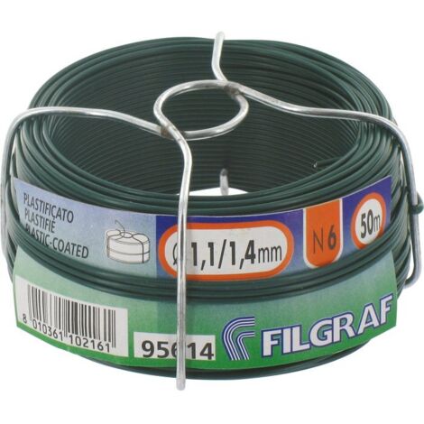 BOBINOT FILGRAF PLASTIFIE VERT DIAM 1.40MM X50M