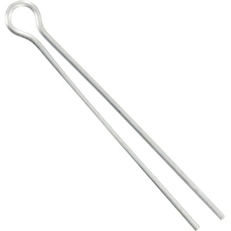 Épingle à grillage en fil d'acier galvanisé 3,5mm – Longueur 150mm – Lot de 100 pièces – Pour poteaux en béton – Sfam