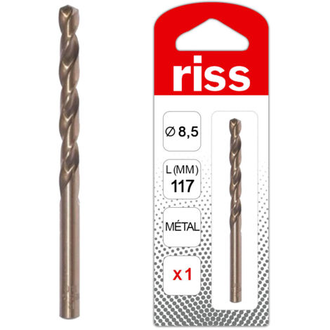 Foret Hss Cobalt 5% 8.5mm étui - Riss (1/2)