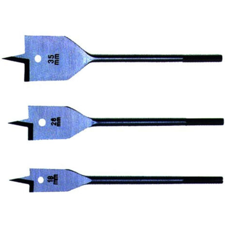 Mèche Bois Plate Fraisée Ø22mm Acier Trempé (1/3)