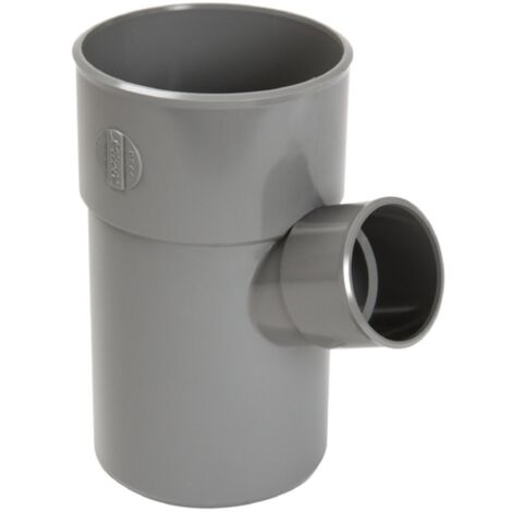 Nicoll – Raccord d'évacuation PVC mâle/femelle 67° – Diamètre 100/40 mm – À coller pour réseaux d'évacuation – BT76