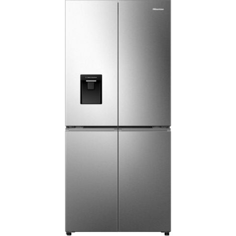 Hisense – Réfrigérateur multiportes 482 L – Froid ventilé no frost – Zone convertible -37 dB – Distributeur d'eau – RQ5P470SMIE