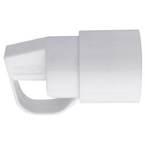 Fiche  Plastique 2p+t-10/16 A  Femelle Blanc Avec Anneau (1/2)