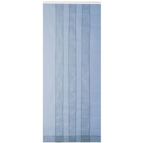 Rideau de porte moustiquaire 100 x 220 cm – Tissu en fibre de verre plastifiée – 4 bandes – Facile à installer – Fabriqué en France – Morel