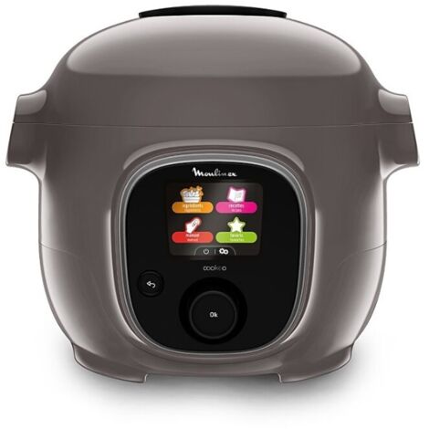 Moulinex – Cookeo Connect 6L blanc multicuiseur intelligent connecté – 200 recettes pré-programmées – Cuisson rapide sous pression – Connectivité Bluetooth (1/2)