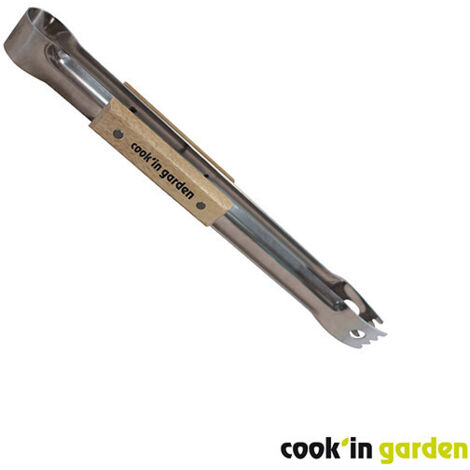 Pince manche en inox et bois FSC® 100% (1/3)