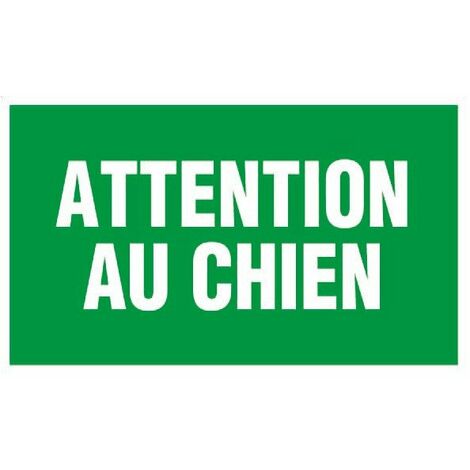 Panneau Attention Chien Signalisation Danger Chien - Novap