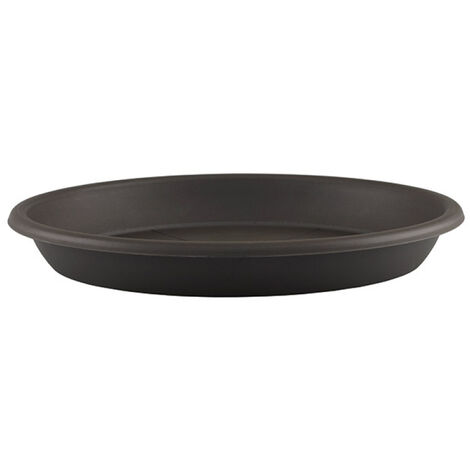 Soucoupe Ronde 26cm Anthracite - Eda
