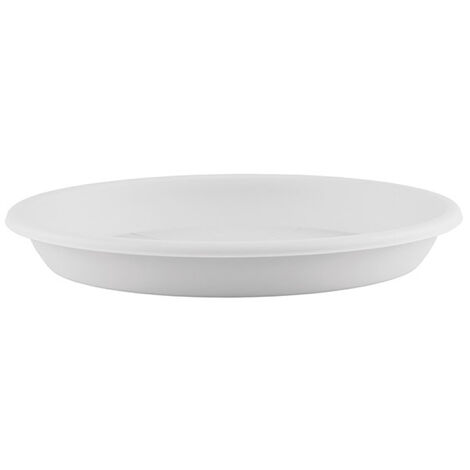 Soucoupe Ronde 40cm Blanc - Eda (1/3)