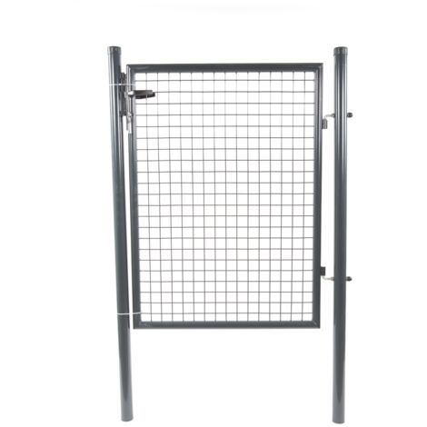Portillon Grillage Eco Maille 50x50, Gris 7016, H.1m20 - Filiac