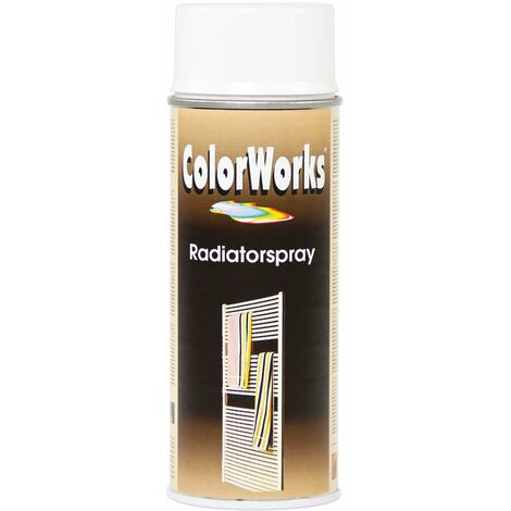 Peinture Radiateur Aérosol 400ml Radiateur Blanc - Colorworks