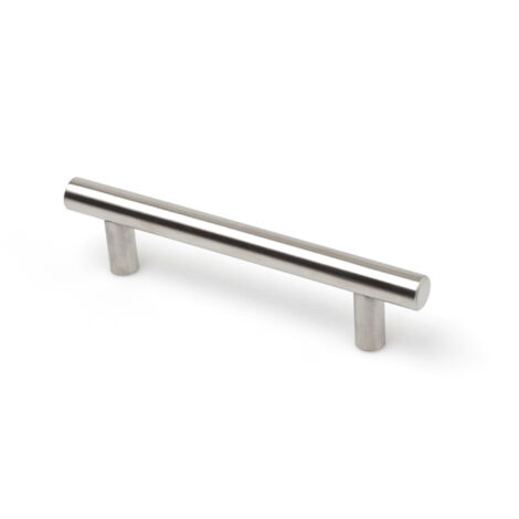 Poignée pour Meuble Style contemporain Fabriqué en acier inoxydable Fini nickel satiné Distance entre pointes : 96 mm Mesures 1361232mm Fixation vissée Comprend des vis M4 4 unités - talla (1/2)