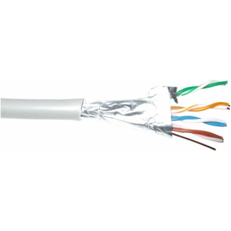 Câble Ftp 10m Gris Couronne - Electraline (1/2)