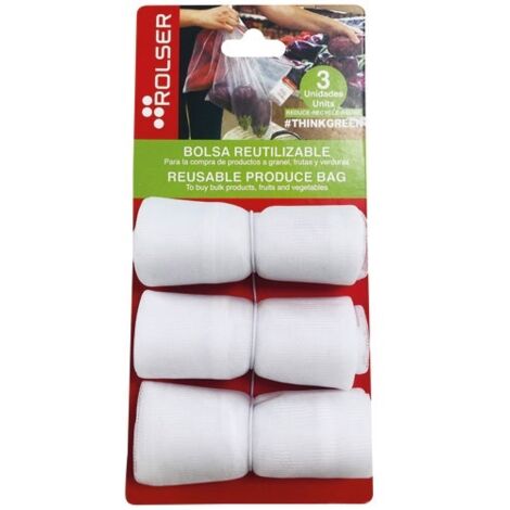 Lot De 3 Sacs Filet Réutilisables - Rolser (1/4)