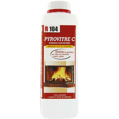 Nettoyant vitres inserts 1L – Dissout suie et goudron – Action rapide pour poêles et cheminées – Brillance durable (1/4)