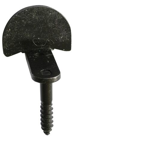 Finish – Butée de volet coudée à visser en acier prépeint – Pour volets en bois – Hauteur 25mm, largeur 65mm, profondeur 40mm (1/4)