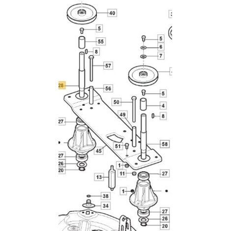 Axe De Palier Pour Modèle 108sd. Longueur: 210mm. Origine Stiga. (1/2)