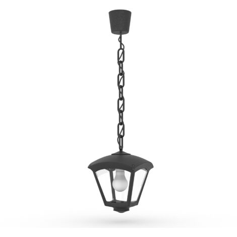 Lanterne Plafond Sicar/roby Design Classique, E27, Noire - Fumagalli (1/6)