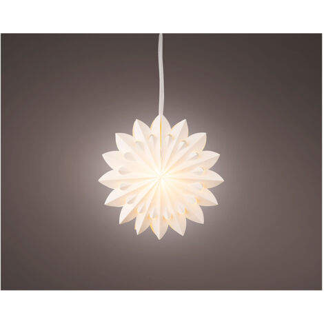 étoile Lumineuse Papier Décoration De Noël Led En Papier - Lumineo (1/2)