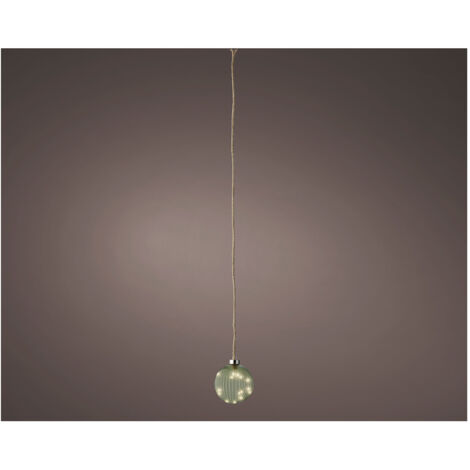 Boule Cristal Led Lumineo Vert D'eau éclat Microled, Design Cristal, Couleur Apaisante. - Lumineo (1/2)