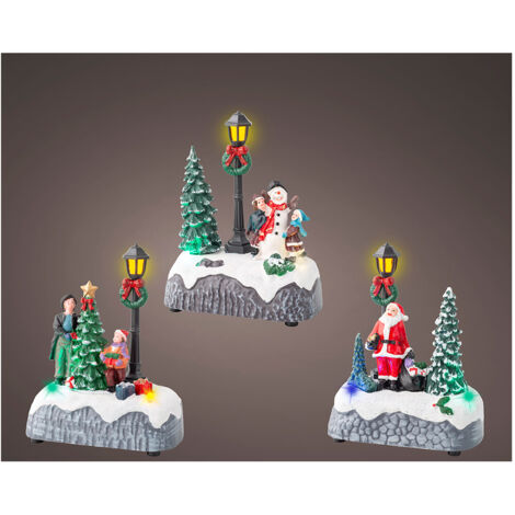 Figurine Noël Led Lumineo Décoration Lumineuse Led, 3 Modèles Variés. - Lumineo (1/2)