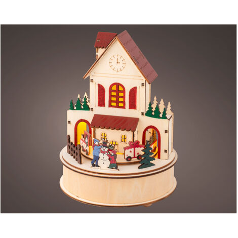 Maison De Noël Lumineuse Musicale Microled, Musique, Mouvement - Lumineo (1/2)