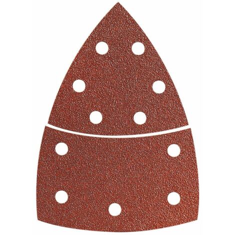 Patin Delta Détachable Auto-agrippant 152 X 102 Mm 11 Trous 40 X 4 / 80 X 4 / 120 X 2 10