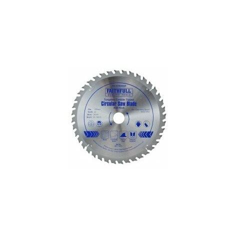 lame de scies circulaires bois - anti à-coups désignation 1 lamediamètre 250 mmdents 40alésage 30 mmbague 25 / 16 mm