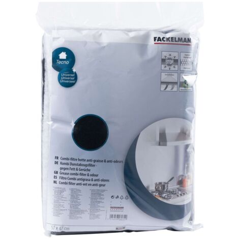 Filtre Hotte Toutes Marques Combifiltre + Charbon - Indicateur De Saturation 57 X 47 (1/5)