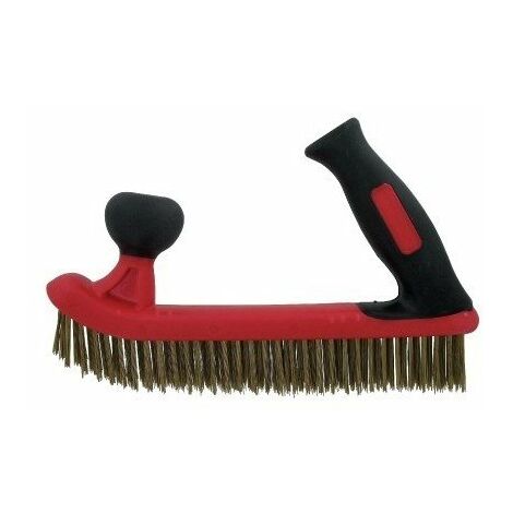 Brosse Rabot Mondelin - Fil Acier Laitonné Dur - Réf. 863260 - Neuf Sous Emballage