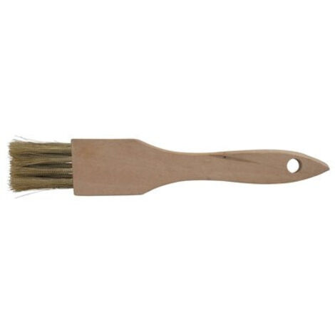 Brosse pinceau fils acier laiton 0,29mm x 42mm – Pour peinture précise sur surfaces délicates – Brosserie professionnelle – Scid
