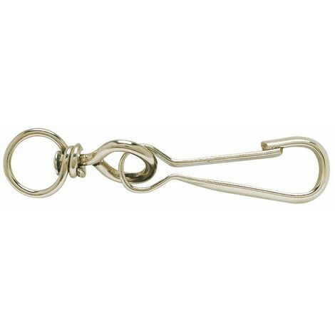 Porte-mousqueton Simplex à Touret  60 X 15 - 2 Pièces - Chapuis (1/4)