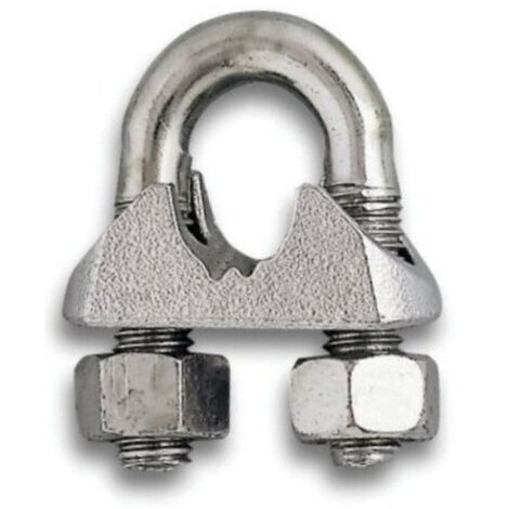 Serre-cable à étrier  Etrier Acier Zingué 5 10 (1/2)