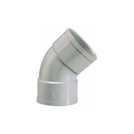 GIRPI Coude d'évacuation à 45° femelle/femelle Ø 40 mm