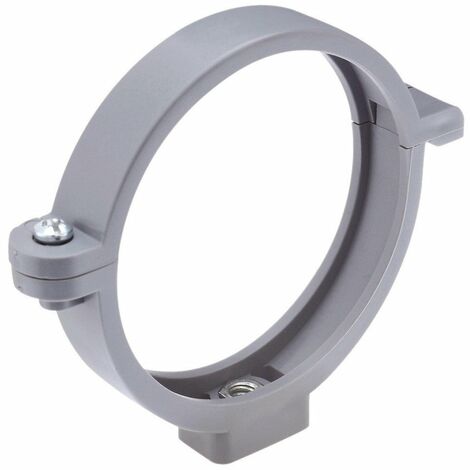 Girpi – Collier de serrage 80 gris – Diamètre de serrage mini 20mm – Résistant pour bois dur et teck – Installation facile