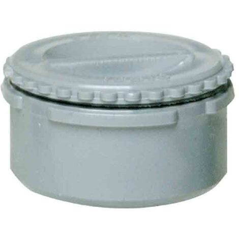 Girpi – Bouchon de visite femelle Ø 40 mm – Raccord d'évacuation PVC – Accès rapide pour nettoyage et inspection – Installation verticale/horizontale (1/2)