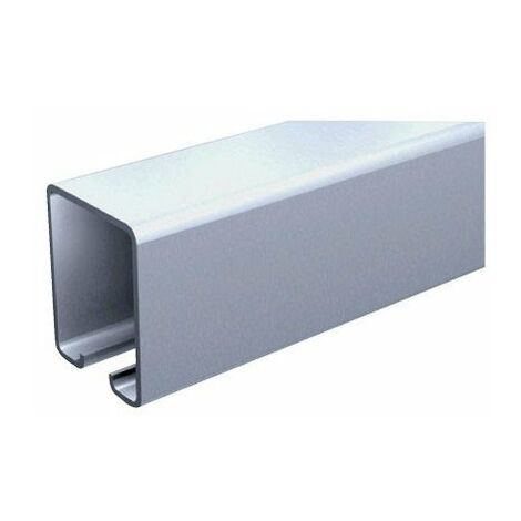 Mantion – Ferrure de porte coulissante 3m – Rail tubulaire galvanisé 62x55mm – Charge maximale 300kg – Déplacement droit fluide