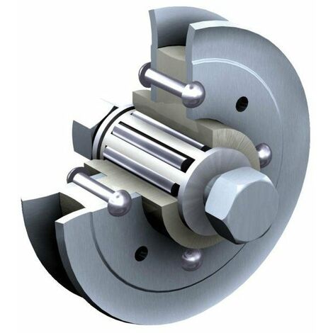 Accessoire Pour Portail Galet Flasque Fonte 1002 (1/2)