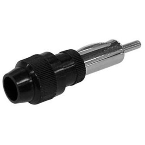 Velleman – Connecteur en ligne mâle CA081 – À vis – Droit – Couleur noir et argent – Pour installations nécessitant un connecteur fiable (1/2)